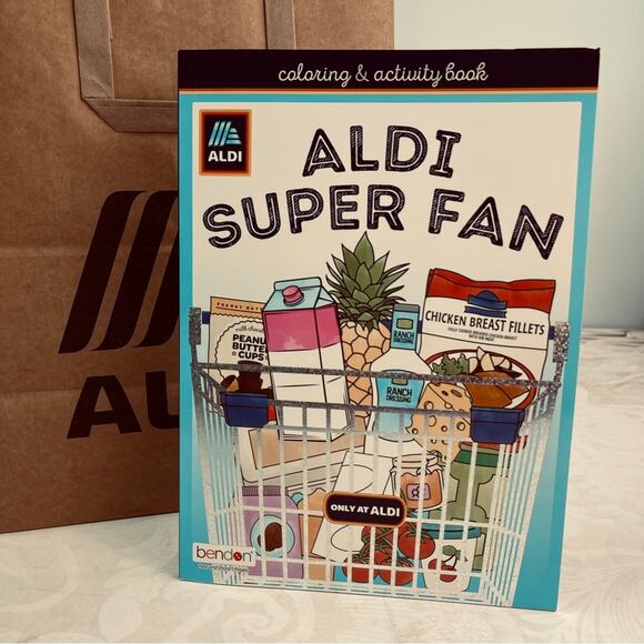 Aldi Other - Aldi Super Fan Coloring and Activity Book NEW